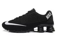 hombre nike turbo shox free run 2 black